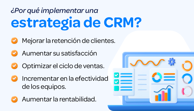 Infografía estrategia de crm