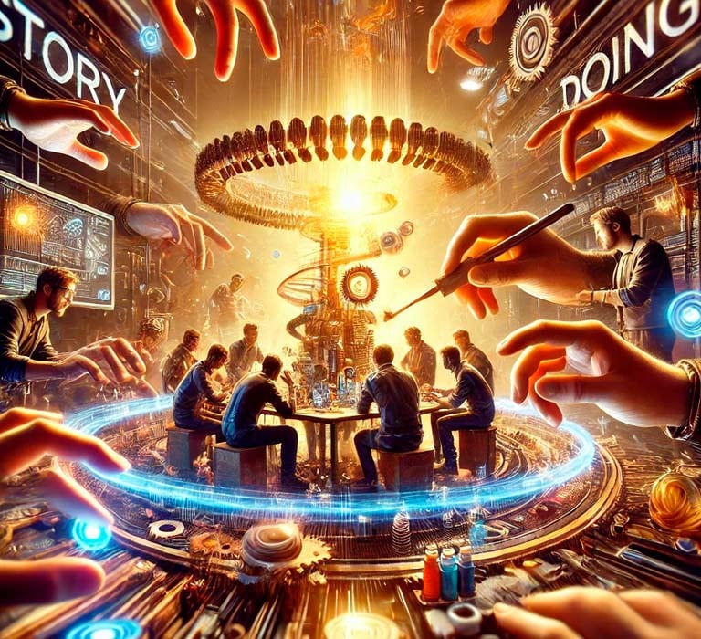 A-hyper-realistic-and-abstract-representation-of-Stories-that-come-to-life